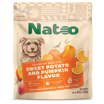 Natoo Crunchy Biscuits Sweet Potato And Pumpkin Flavor